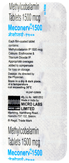 Meconerv 1500 Tablet 10