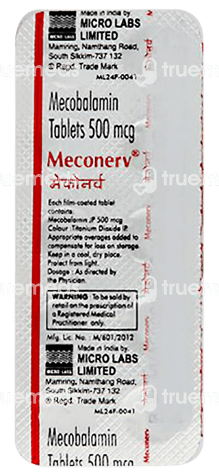 Meconerv 500 MCG Tablet 10