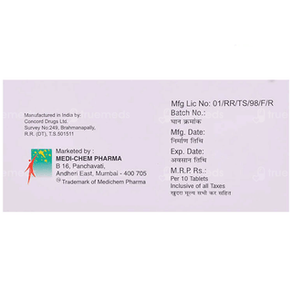 Meditas 20 Mg Tablet 10