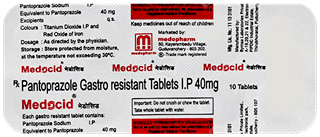 Medocid 40 Mg Tablet 10