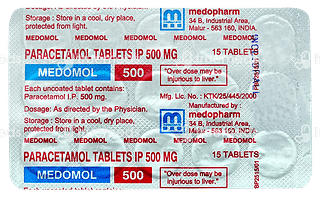 Medomol 500 MG Tablet 15