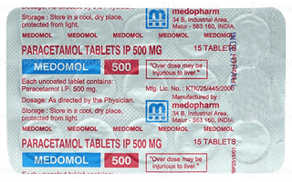 Medomol 500 Tablet 15