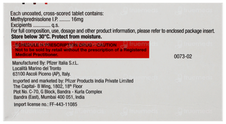 Medrol 16Mg Tablet 14