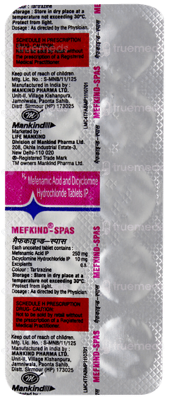 Mefkind Spas Tablet 10 Mefkind Spas Tablet 10