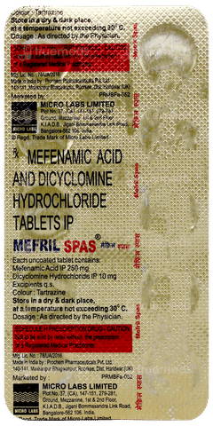 Mefril Spas Tablet 10 Mefril Spas Tablet 10