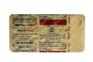 Meftal Spas 10/250 MG Tablet 10