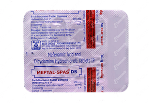 Meftal Spas Ds 20/500 MG Tablet 10