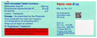 Meftal Spas Ds Tablet 10