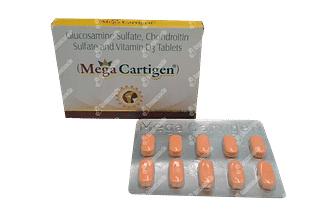 Mega Cartigen 600/750 MG Tablet 10