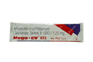 Mega Cv 500/125 MG Tablet 10