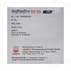 Megagliptin Mf Forte Tablet Er 10