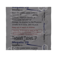 Megalis 20 MG Tablet 4