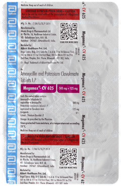 Megamox Cv 625 Tablet 10
