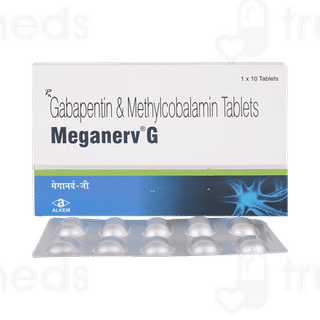 Meganerv G 300 Mg/500mcg Tablet 10