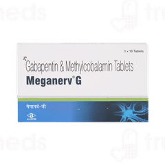 Meganerv G 300 Mg/500mcg Tablet 10 Meganerv G 300 Mg/500mcg Tablet 10