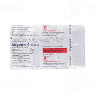 Meganerv G 300 Mg/500mcg Tablet 10