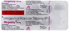 Megasty 160mg Tablet 10 Megasty 160mg Tablet 10