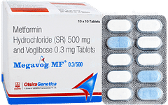 Megavog Mf 0.3/500 Tablet 10