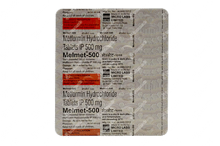 Melmet 500 MG Tablet 20