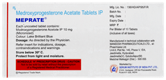 Meprate Tablet 10 Meprate Tablet 10