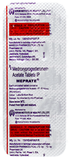 Meprate Tablet 10 Meprate Tablet 10
