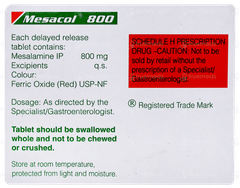 Mesacol 800 Tablet 15