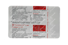Mesalacure 1.2gm Tablet 10 Mesalacure 1.2gm Tablet 10