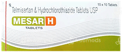 Mesar H 40/12.5 Mg Tablet 10