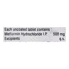 Met Dm 500 Mg Tablet 10