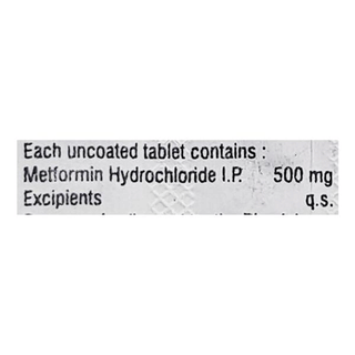 Met Dm 500 Mg Tablet 10