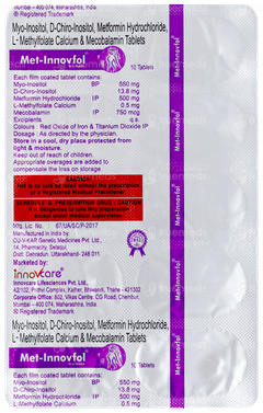Met Innovfol Tablet 10 Met Innovfol Tablet 10