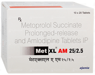 Met Xl Am 25/2.5 Tablet 20