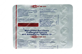 Met Xl Am 25/5 MG Tablet Pr 20