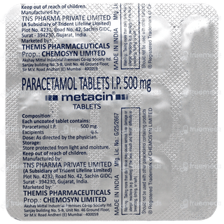 Metacin Tablet 15