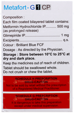 Metafort G Cp 1/500 Mg Tablet 30