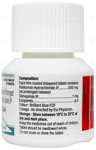 Metafort G Cp 1/500 Mg Tablet 30