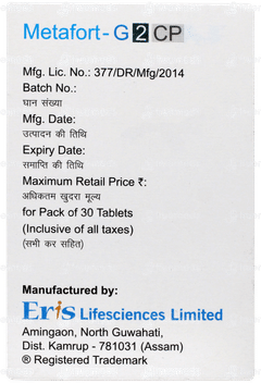 Metafort G2 Cp Tablet 30