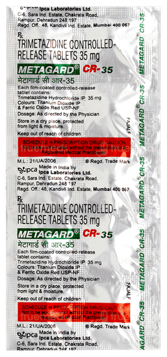Metagard Cr 35 Tablet 10