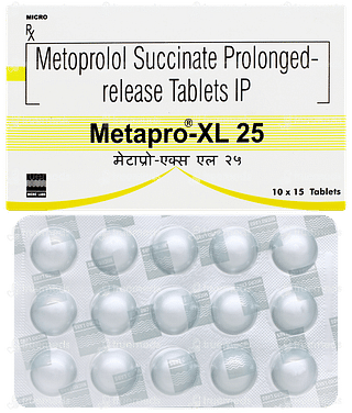 Metapro Xl 25mg Tablet 10