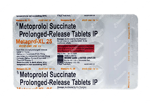 Metapro Xl 25 MG Tablet Pr 15