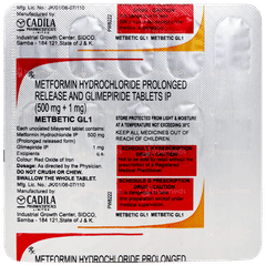 Metbetic Gl 1 Tablet 15
