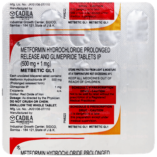 Metbetic Gl 1 Tablet 15