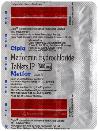 Metfor Tablet 20
