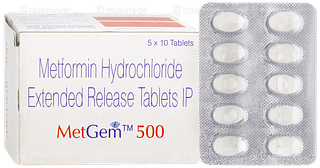 Metgem 500 Tablet 10