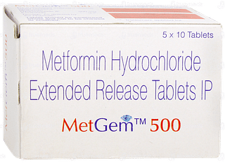 Metgem 500 Tablet 10