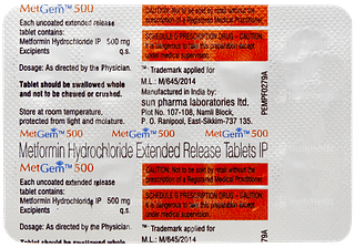 Metgem 500 Tablet 10