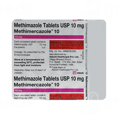 Methimercazole 10 Tablet 30