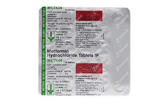 Metkin 500 MG Tablet 15