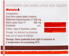 Metmin A Tablet 10