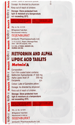 Metmin A Tablet 10
